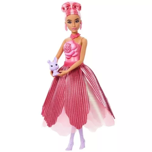 Barbie Petal Pop Virágvarázs meglepetés baba – Rózsa