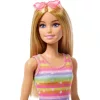 Barbie kutyasétáltató görkoris szett – Szőke hajú babával
