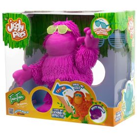 Eolo Toys Jiggly Pets interaktív plüssjáték – TanTan a lila orangután (26 cm)