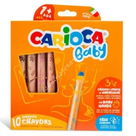 Carioca Baby zsírkréta hegyezővel (10 db)