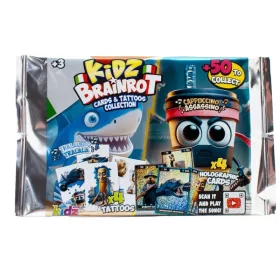 Kidz World Brainrot holografikus kártyák és tetoválások