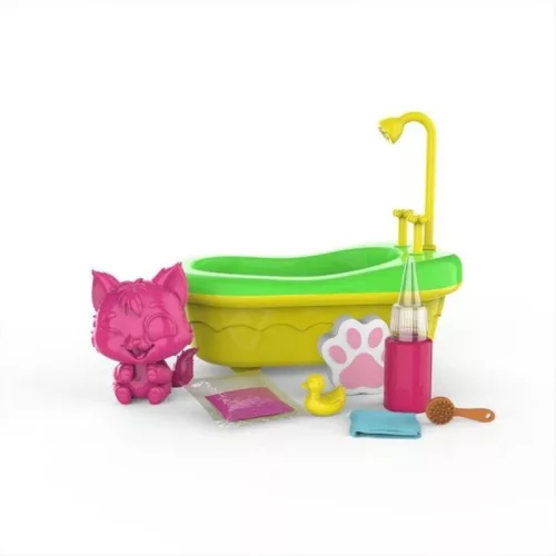 Washy Friends Pancsoló meglepetés cicusok fürdőkáddal – Szörmi