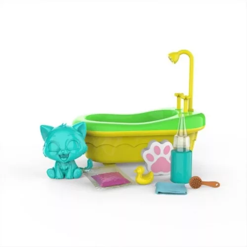 Washy Friends Pancsoló meglepetés cicusok fürdőkáddal - Cirmi