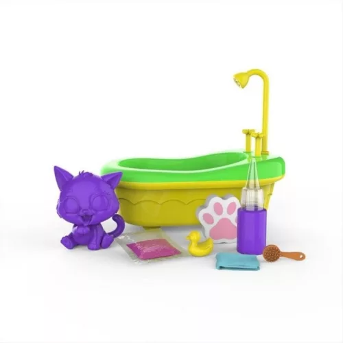 Washy Friends Pancsoló meglepetés cicusok fürdőkáddal – Pinki