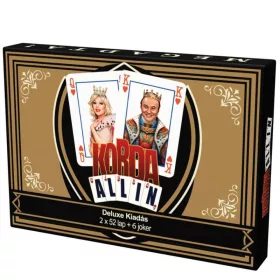   Korda All-in Deluxe dupla francia kártyapakli (2x52 lap + 6 Joker)