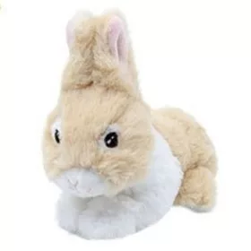 Keeleco Világosbarna nyuszi plüss figura (18 cm)