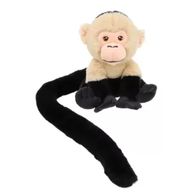 Keeleco hosszúfarkú plüss majom figura – Kapucinus majom (18 cm)
