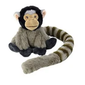 Keeleco hosszúfarkú plüss majom figura – Selyemmajom (18 cm)