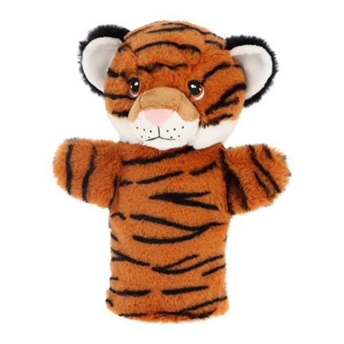 Keeleco Kézibáb plüss figura - Vadállatok: Tigris (27 cm)