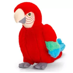 Keeleco papagáj plüss figura (20 cm)