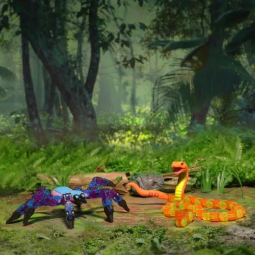 Klixx Creaturez pók játékfigura