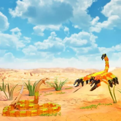 Klixx Creaturez Skorpió játékfigura