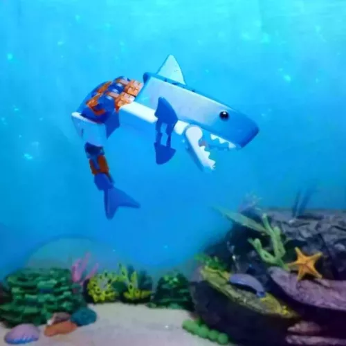 Klixx Creaturez cápa játékfigura