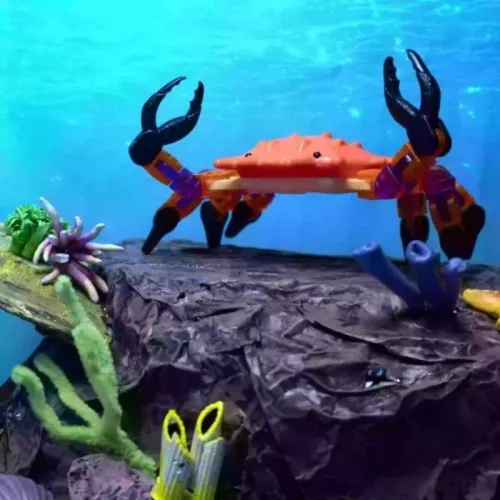 Klixx Creaturez rák játékfigura