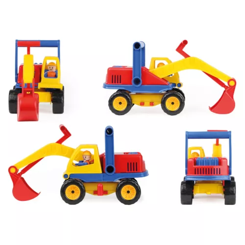 Lena Actives Színes kotróg­ép figurával – 35 cm