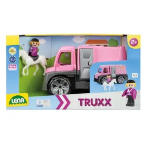 Lena Truxx rózsaszín lószállító játékfigurákkal