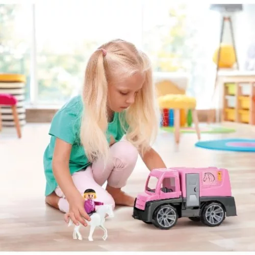 Lena Truxx rózsaszín lószállító játékfigurákkal