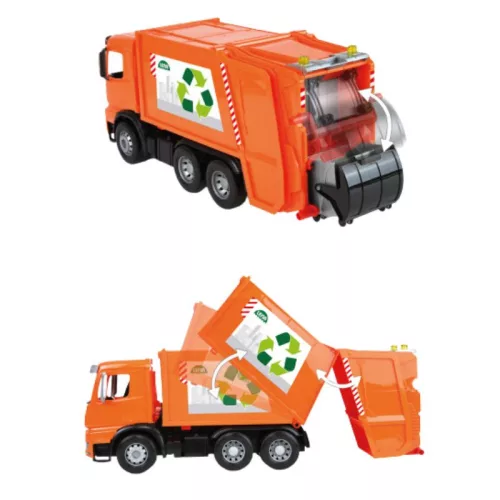 LENA Worxx Mercedes Arocs szelektív hulladékszállító kukásautó 54 cm