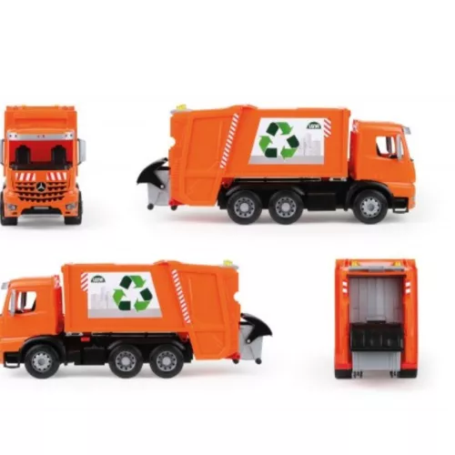 LENA Worxx Mercedes Arocs szelektív hulladékszállító kukásautó 54 cm