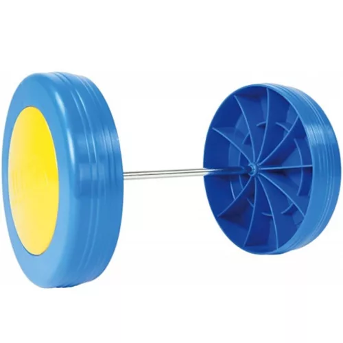 Lena lábbal hajtós kék kismotor piciknek (48 cm)