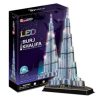 CubicFun L133 3D Puzzle LED világítással - Burj Khalifa (136 db)