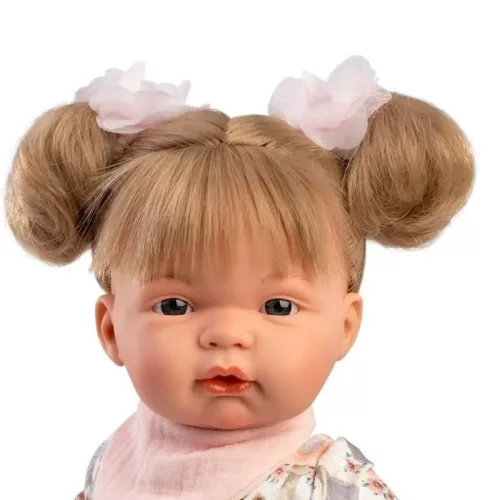 Llorens Joelle síró baba nyári ruhában – 38 cm