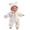 Llorens Lány csecsemő baba köntösben – 32 cm