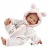 Llorens Lány csecsemő baba köntösben – 32 cm