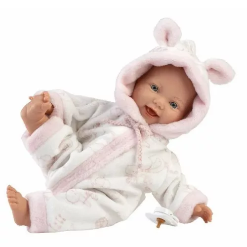 Llorens Lány csecsemő baba köntösben – 32 cm