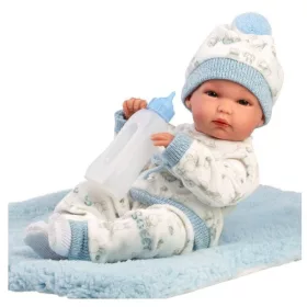 LLorens Újszülött Bimbo baba párnával, cumis (35 cm)
