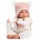 Llorens Lara síró baba szívecskés ruciban (38 cm)