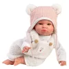 Llorens Lara síró baba szívecskés ruciban (38 cm)