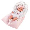 Llorens Újszülött lány baba hálózsákkal (38 cm)