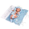 Llorens Újszülött fiú baba pelenkázóval (40 cm)