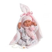   Llorens Mimi újszülött lány sírós baba macis pizsamában (42 cm)