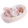 Llorens Mimi újszülött síró baba bölcsővel (42 cm)