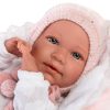 Llorens Mimi újszülött síró baba bölcsővel (42 cm)