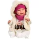 Llorens Mimi síró baba Love Bear szettben (42 cm)
