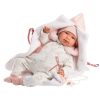 Llorens Tina síró újszülött baba takaróval (44 cm)