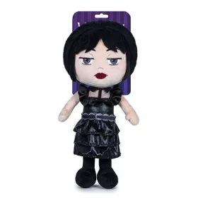 Plüss Wednesday baba fekete ruhában – 32 cm