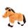 ECO Álló világosbarna ló plüss figura (20 cm)