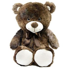 Maci csillogó szemekkel – Sötétbarna (40-55 cm)