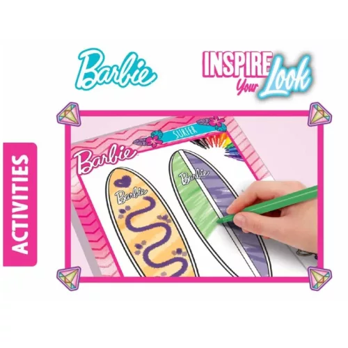 Barbie Inspire Your Look – Divattervező vázlatfüzet