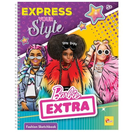  Barbie Express Your Style - Divattervező vázlatfüzet