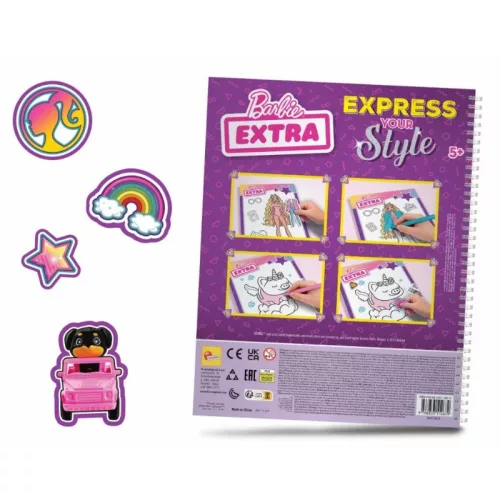 Barbie Express Your Style – Divattervező vázlatfüzet