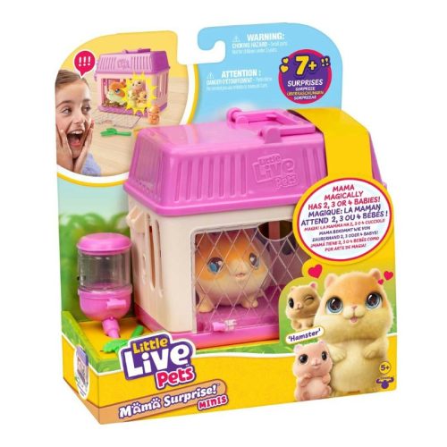 Little Live Pets Mama Surprise Minis - Hörcsög mama meglepetéssel (S4)