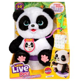 Little Live Pets interaktív plüssjáték – ChuChu panda
