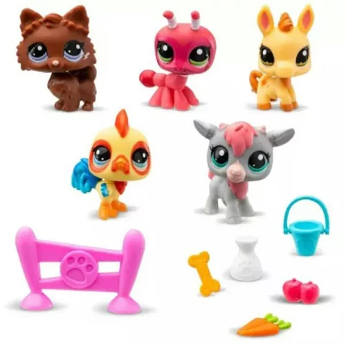 Littlest Pet Shop Farm játékfigura szett – 5 db
