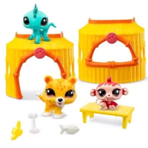 Littlest Pet Shop Dzsungel játékfigura szett 3 db-os készlet (50-52)