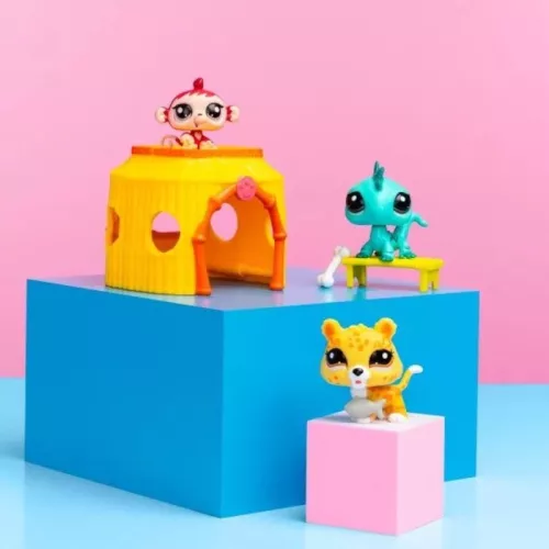 Littlest Pet Shop Dzsungel játékfigura szett 3 db-os készlet (50-52)